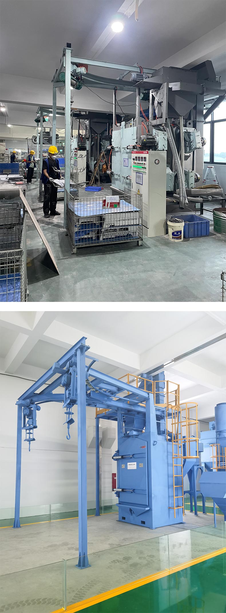 深圳百超機械吊鉤式拋丸機設備介紹圖