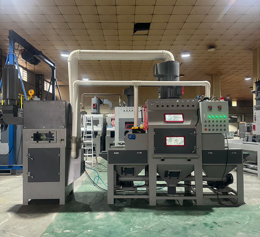 深圳百超機械設(shè)備輸送式自動噴砂機設(shè)備實拍圖 深圳百超機械設(shè)備輸送式自動噴砂機設(shè)備實拍圖