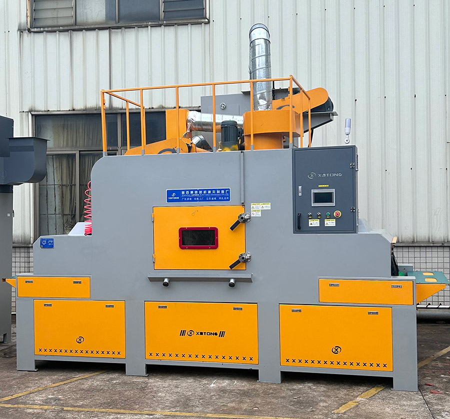 深圳百超機械輸送式自動噴砂機設備 深圳百超機械輸送式自動噴砂機設備