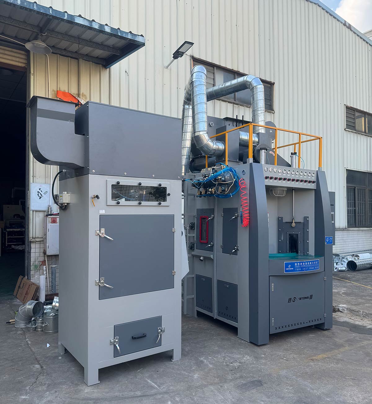 深圳百超機械轉盤式噴砂機實拍圖片 深圳百超機械轉盤式噴砂機實拍圖片