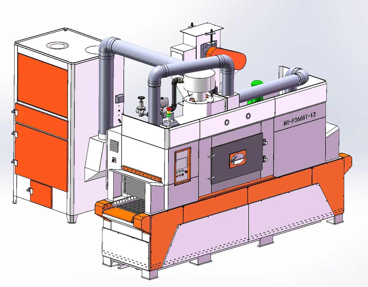 深圳百超生產(chǎn)廠家制造的輸送式自動(dòng)噴砂機(jī)效果圖片 深圳百超生產(chǎn)廠家制造的輸送式自動(dòng)噴砂機(jī)效果圖片