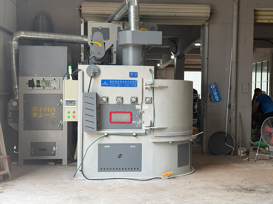 深圳百超機械轉盤式自動噴砂機設備 深圳百超機械轉盤式自動噴砂機設備