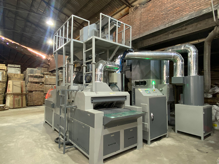 深圳百超機械通過式拋丸機設備